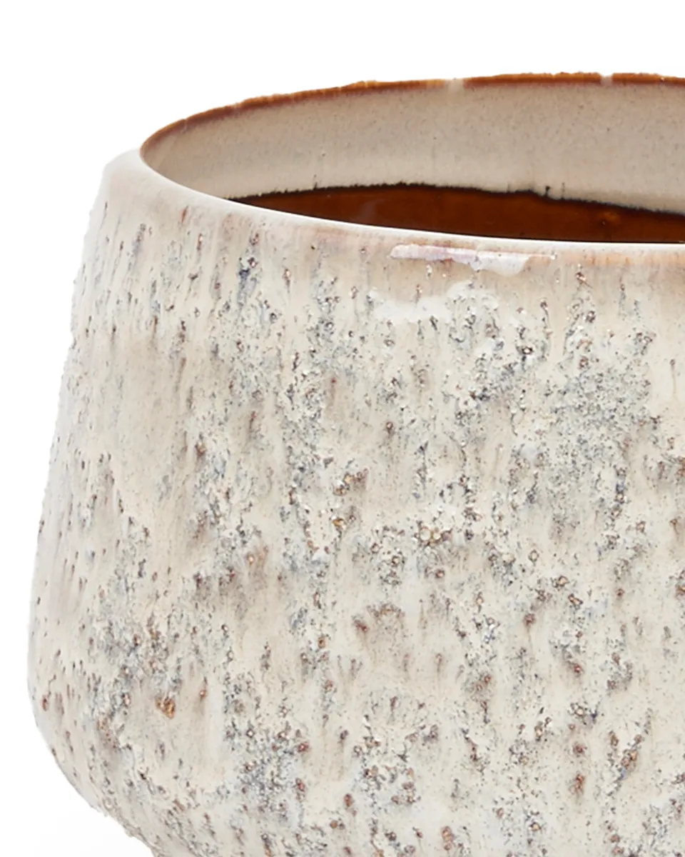 Merty Cream glazed ceramic pot wide low round 708724 L 19 x 19 x 16 copy detailed Merty Cream glazed ceramic pot wide low round 708724 L 19 x 19 x 16 copy detailed