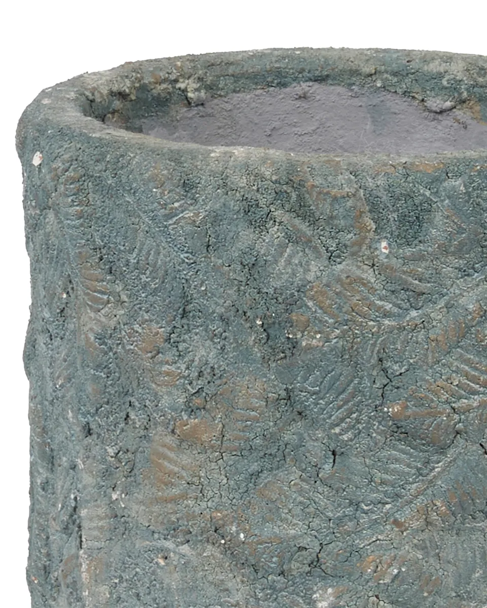 Rana Blue Ceramic Leaf Pot Round S 686806 copy detailed Rana Blue Ceramic Leaf Pot Round S 686806 copy detailed