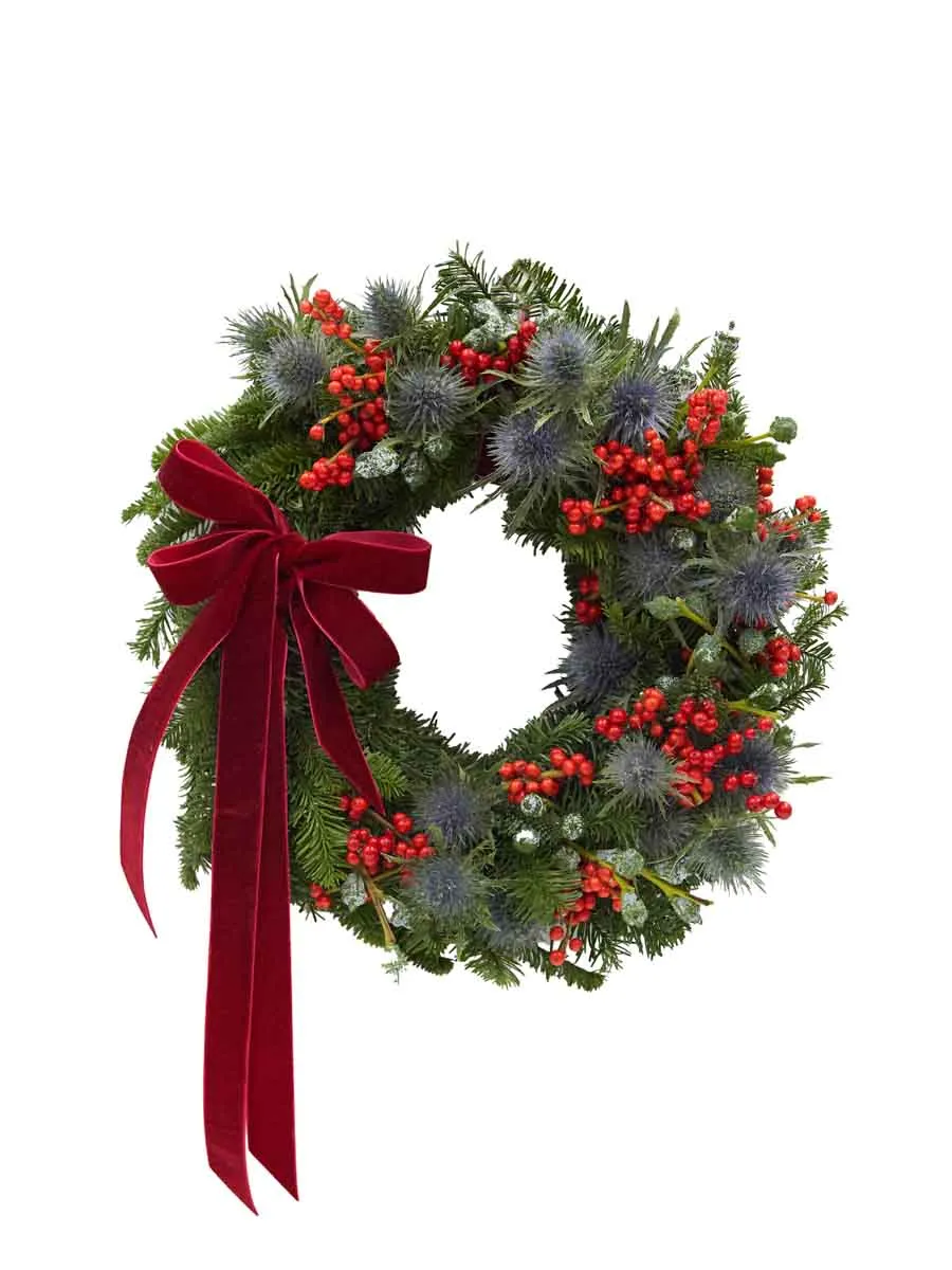 The holiday wreath The holiday wreath