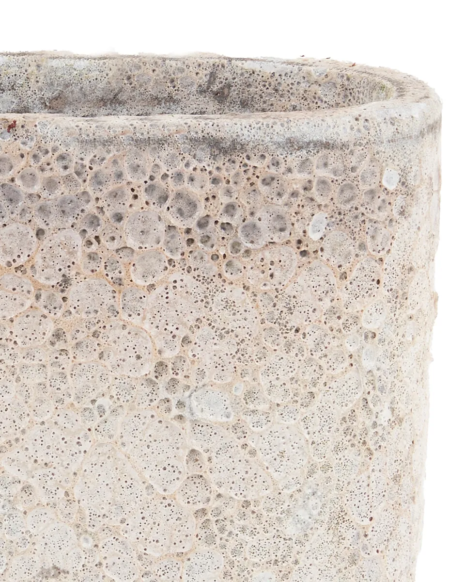 Javier Grey ceramic pot oval S716109S copy detailed Javier Grey ceramic pot oval S716109S copy detailed