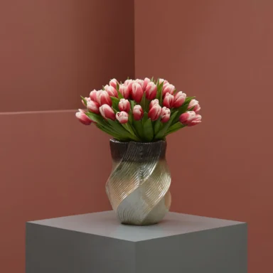 Tulip Kiss on Vase