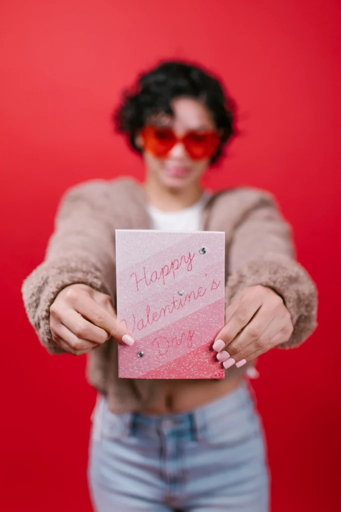 The first Valentines Day cards were handmade