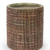 Audrey Ceramic Glazed Green Straight Pot Round L 695389