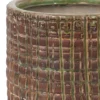 Audrey Ceramic Glazed Green Straight Pot Round L 695389 2 detailed