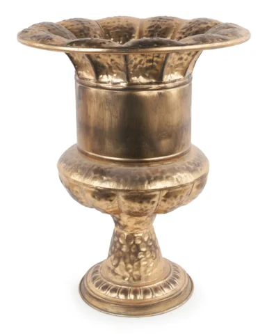 Benja Gold Antique Metal Medici Pot L 689938