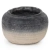 Chania Blue Ceramic Pot Dot Pattern Round XS 684924