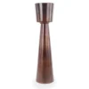 Egson Copper iron pot round on cone base S 716222S