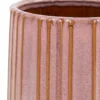 Jilly Pink glazed ceramic pot pattern round high 707982 L 14.5 x 14.5 x 19 copy detailed