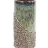 Kaje Green ceramic vase ribbed bottom L 716053 15 x 15 x 30