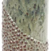 Kaje Green ceramic vase ribbed bottom L 716053 15 x 15 x 30 copy detailed