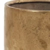 Mardix Gold ceramic pot small feet round low708699 XL 21 x 21 x 21 copy detailed