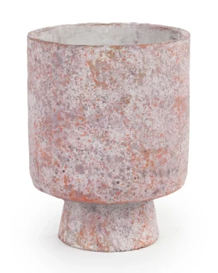 Mister Pink Cement Pot