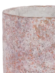 Mister Pink cement pot rough color round M 717730 17 x 17 x 22 copy detailed