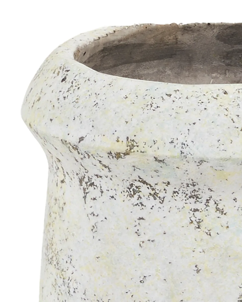 Nimma Grey cement pot wide top round M 713873 17 x 17 x 16 copy detailed