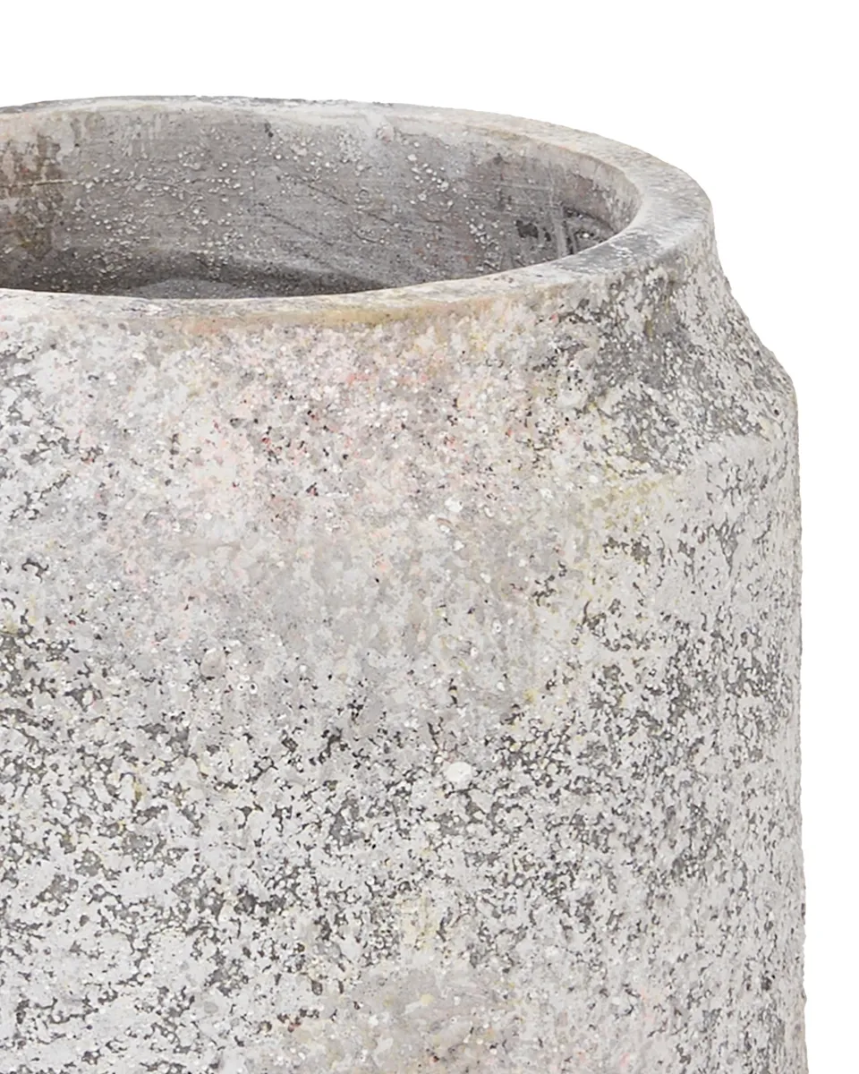 Ritter Grey Cement Pot Round L 682601 copy detailed