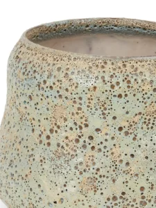Salty Light Blue Ceramic Coral Pot Round M 686797 copy detailed