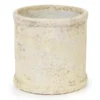 Solange Cream Ceramic Round Pot S 682279