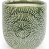 Stef Green ceramic pot circle print round low707856 L 17.5 x 17.5 x 17.5