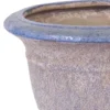 Xaro Purple Ceramic Bombey Pot on Foot M 696079 copy detailed