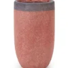 Xaro Red Ceramic Tall Pot Round High M 696086