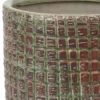 Audrey Ceramic Glazed Green Straight Pot Round XL 695390 2 detailed