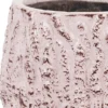 BELLA PINK GLAZED CERAMIC POT DETAILS ROUND XL 705491 18.5X17CM 2 detailed