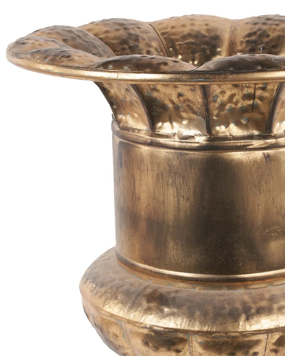 Benja Gold Antique Metal Medici Pot L 689938 2 detailed Benja Gold Antique Metal Medici Pot L 689938 2 detailed