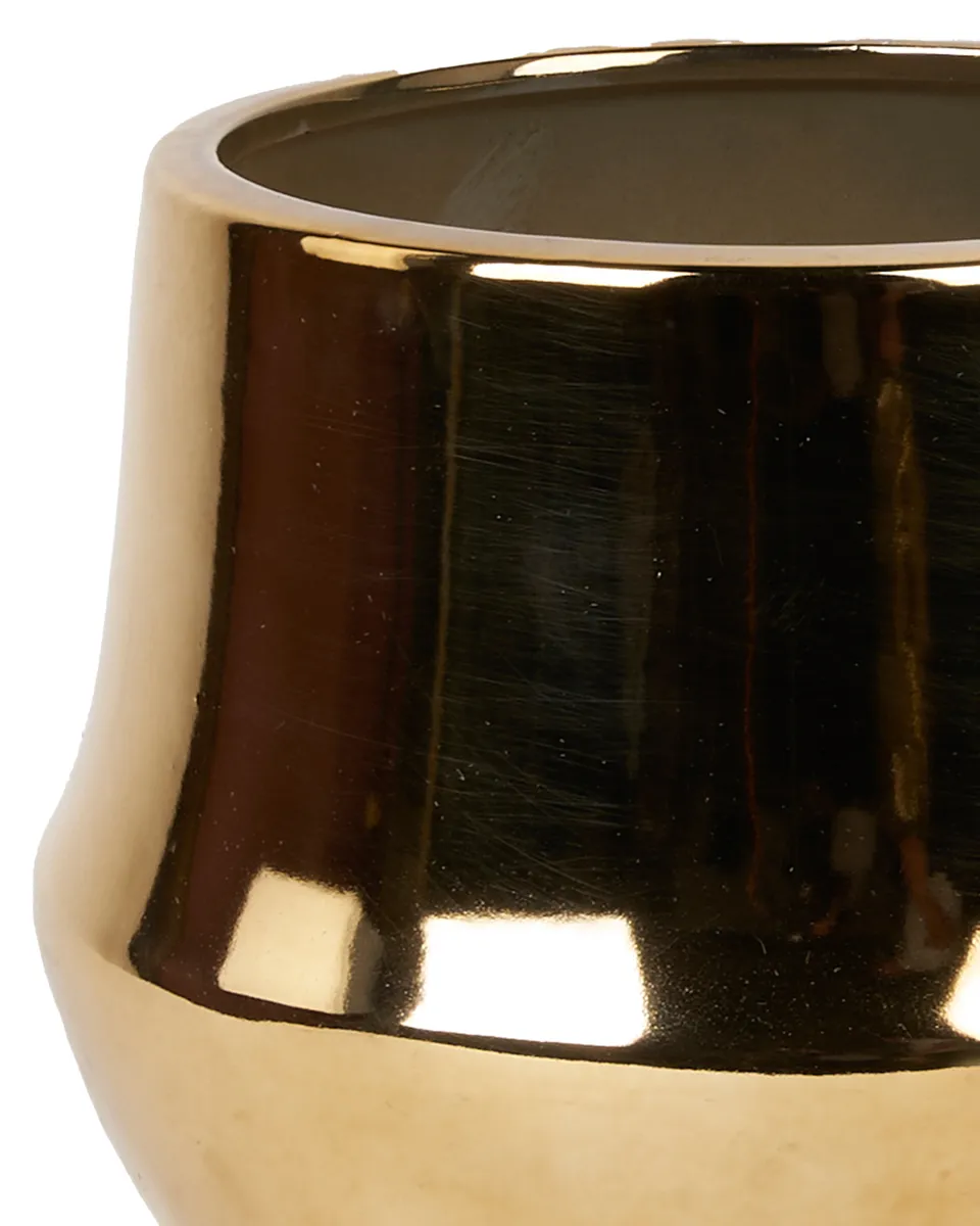 CERAMIC FLOWER VASE 21X20CM GOLD DR1108 2 detailed CERAMIC FLOWER VASE 21X20CM GOLD DR1108 2 detailed