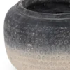 Chania Blue Ceramic Pot Dot Pattern Round XS 684924 2 detailed