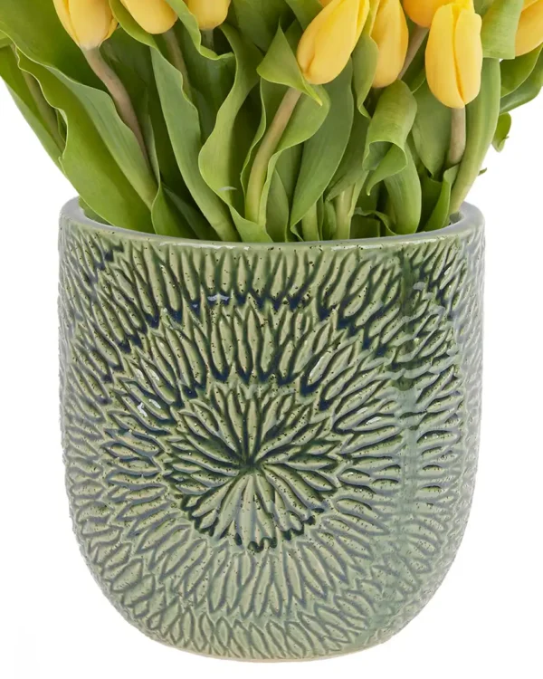 Dazzling Yellow on a Vase Feb 2025 1