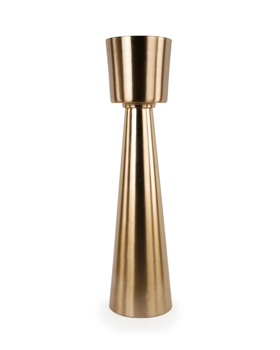 Egson Gold iron pot round on cone base M 716223M Egson Gold iron pot round on cone base M 716223M