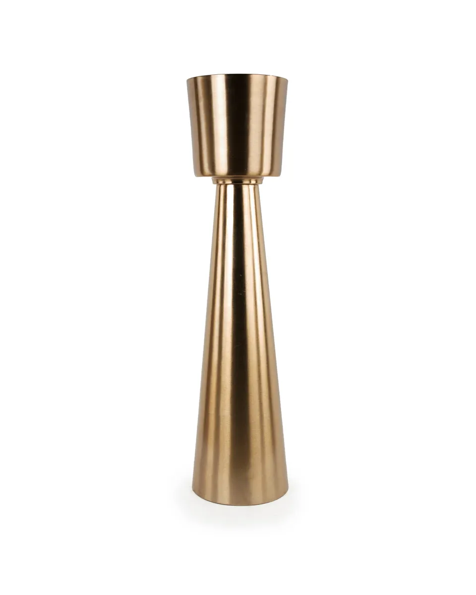 Egson Gold iron pot round on cone base S 716223S Egson Gold iron pot round on cone base S 716223S