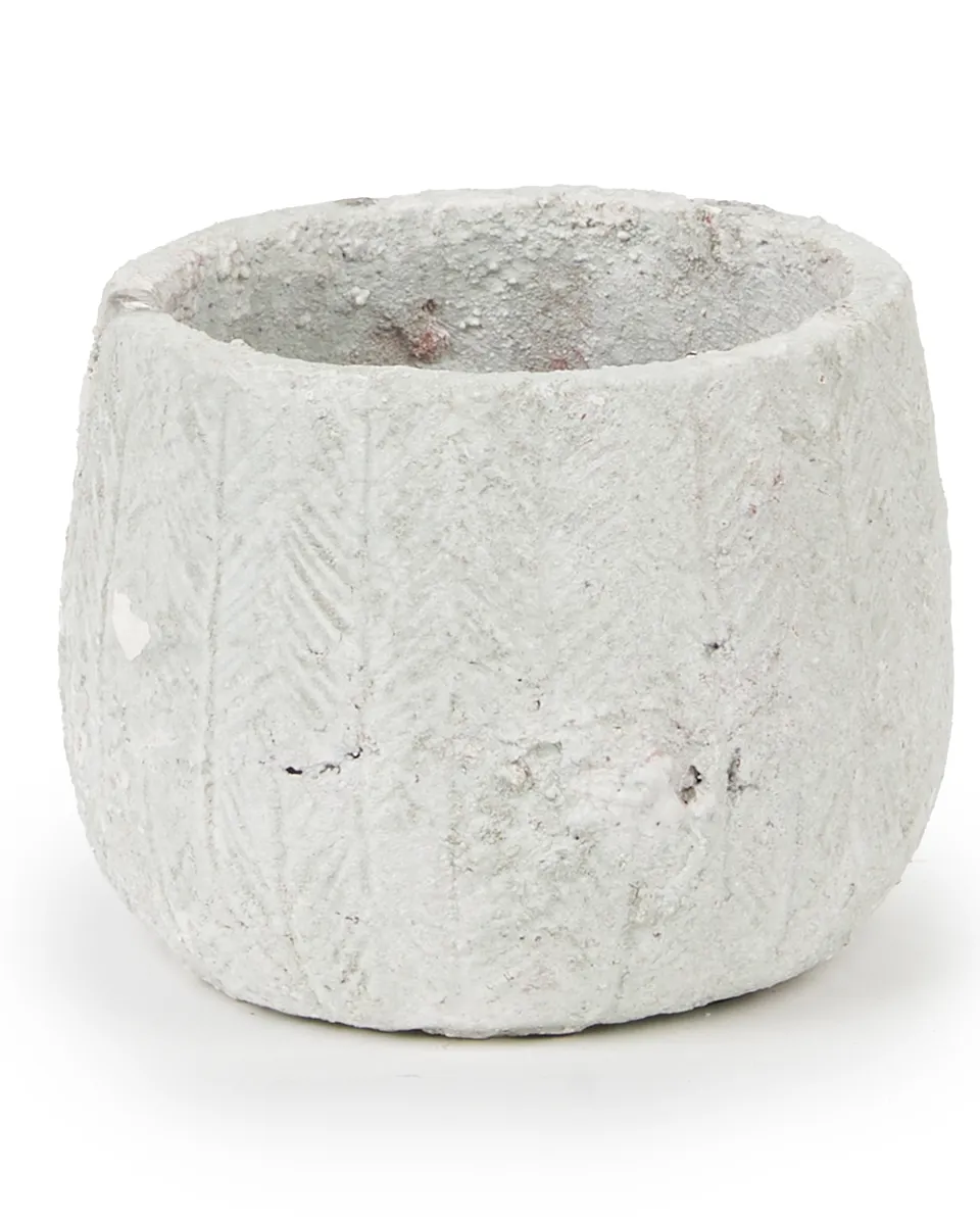 Metta Light Blue Ceramic Leaves Pot Round S 684725 Metta Light Blue Ceramic Leaves Pot Round S 684725