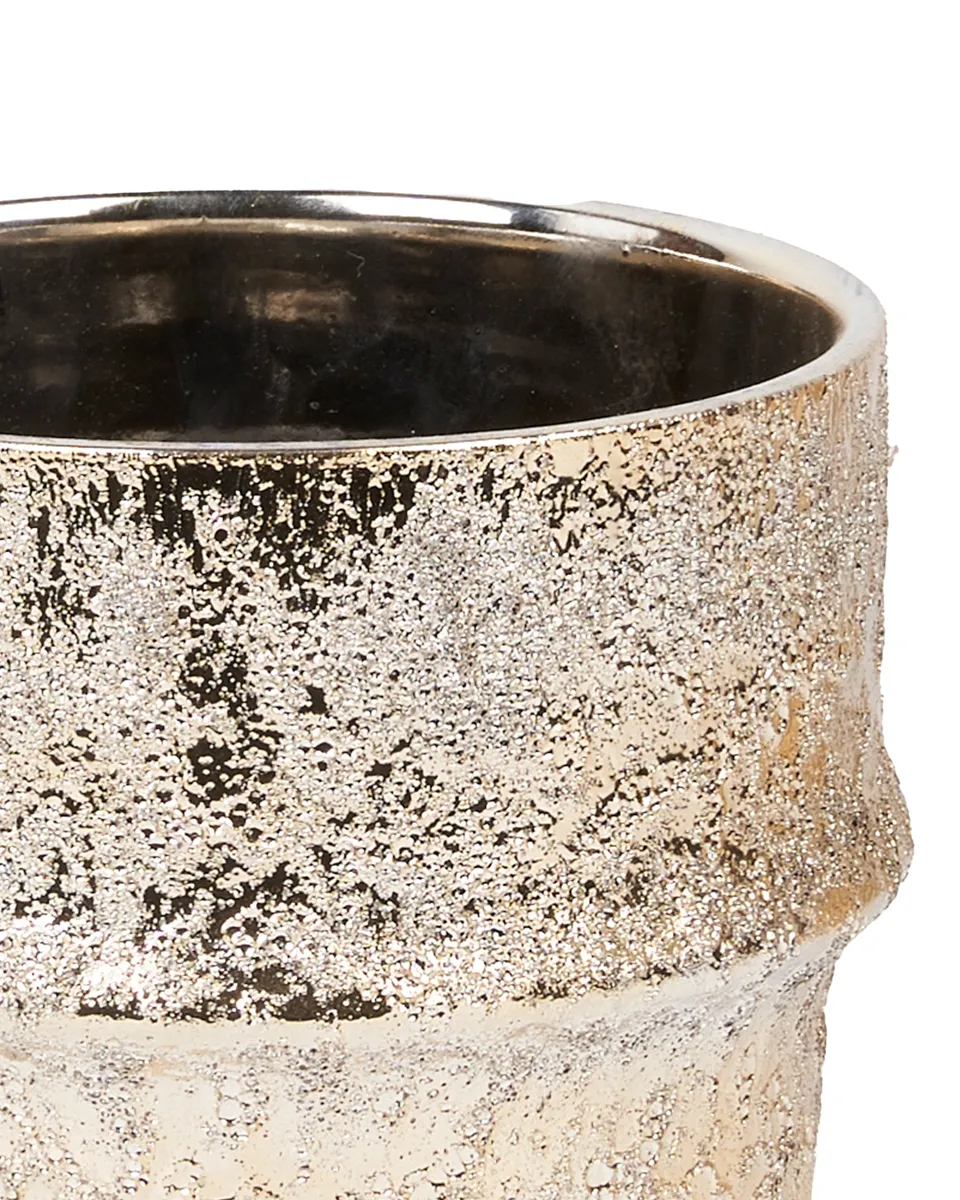 RAYVEN GOLD CERAMIC ETCHED POT ROUND HIGH XL 702607 15X17CM copy detailed RAYVEN GOLD CERAMIC ETCHED POT ROUND HIGH XL 702607 15X17CM copy detailed