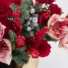 Christmas LoveNEW PRODUCT9  VASE CLOSEUP DETAILSPEONY RED  WITHOUT WRAPPING 14