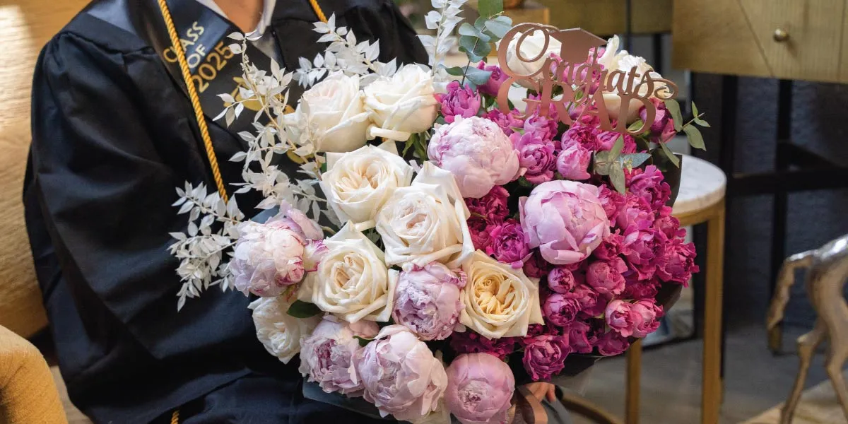 Graduation flowers