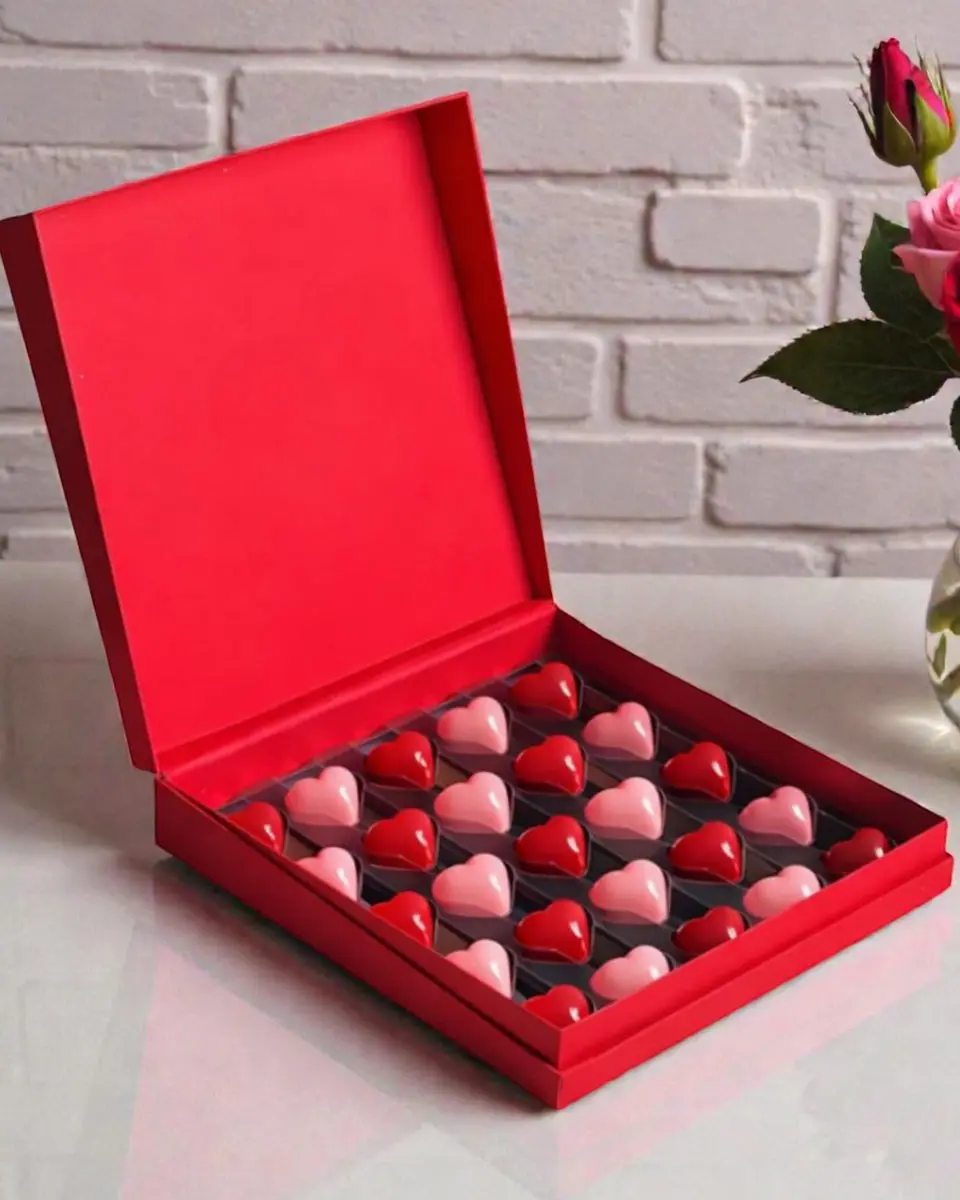 Valentines Day Heart Box FPVE001 WBG Valentines Day Heart Box FPVE001 WBG